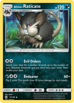 Alolan Raticate (77/149) [Sun & Moon: Base Set]-1