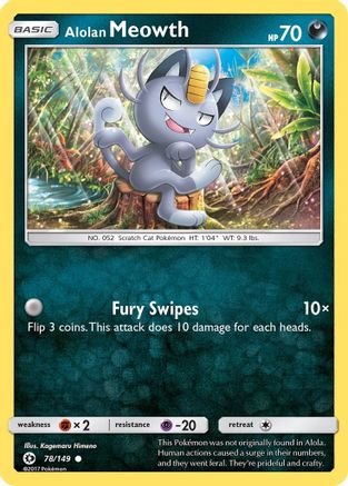 Alolan Meowth (78/149) [Sun & Moon: Base Set]-1
