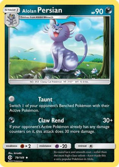 Alolan Persian (79/149) [Sun & Moon: Base Set]-1