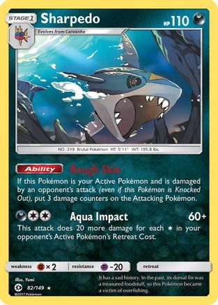 Sharpedo (82/149) [Sun & Moon: Base Set]-1