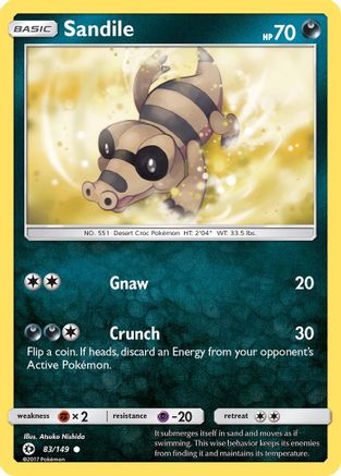 Sandile (83/149) [Sun & Moon: Base Set]-1
