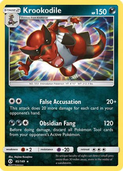 Krookodile (85/149) [Sun & Moon: Base Set]-1