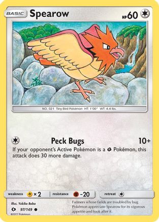 Spearow (97/149) [Sun & Moon: Base Set]-1