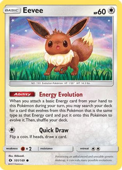 Eevee (101/149) [Sun & Moon: Base Set]-1