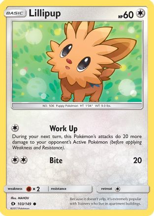 Lillipup (103/149) [Sun & Moon: Base Set]-1