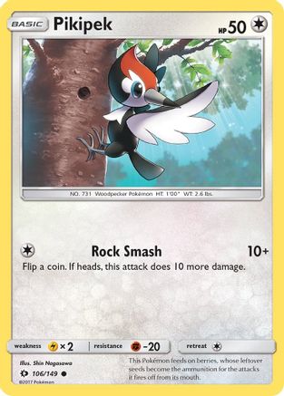 Pikipek (106/149) [Sun & Moon: Base Set]-1