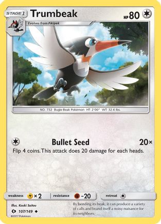 Trumbeak (107/149) [Sun & Moon: Base Set]-1