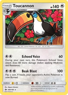 Toucannon (108/149) [Sun & Moon: Base Set]-1