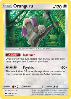 Oranguru (113/149) [Sun & Moon: Base Set]-1