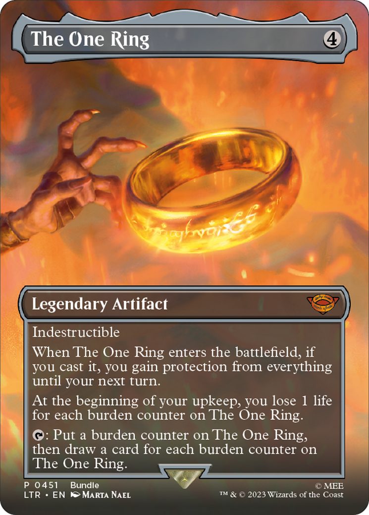 The One Ring (Borderless Alternate Art) [The Lord of the Rings: Tales of Middle-Earth]-1