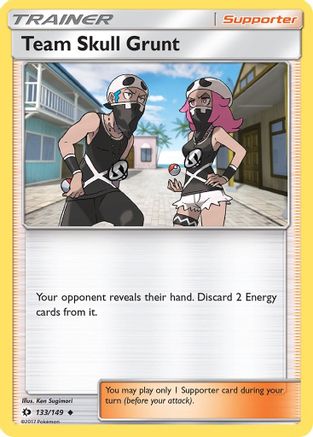 Team Skull Grunt (133/149) [Sun & Moon: Base Set]-1