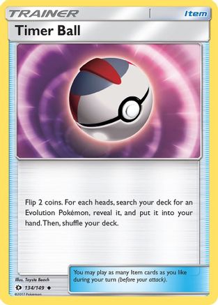 Timer Ball (134/149) [Sun & Moon: Base Set]-1
