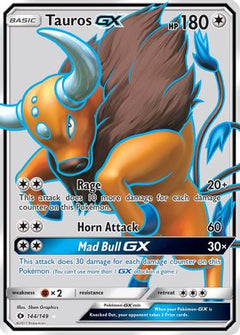 Tauros GX (144/149) [Sun & Moon: Base Set]-1