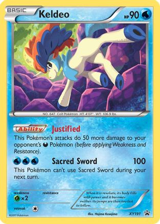 Keldeo (XY191) [XY: Black Star Promos]-1