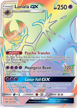 Lunala GX (153/149) [Sun & Moon: Base Set]-1