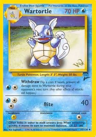 Wartortle (63/130) (W Stamped Promo) [Base Set 2]-1