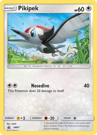 Pikipek (SM07) [Sun & Moon: Black Star Promos]-1