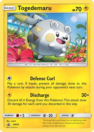 Togedemaru (SM09) [Sun & Moon: Black Star Promos]-1
