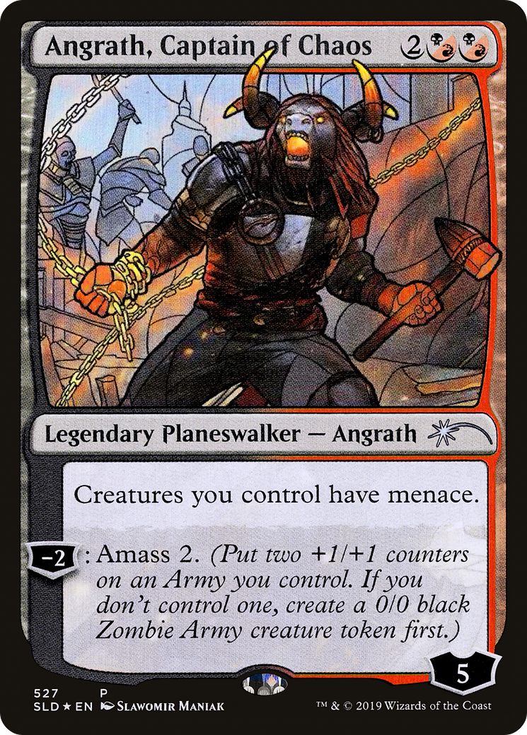 Angrath, Captain of Chaos (Stained Glass) [Secret Lair Drop Promos]-1