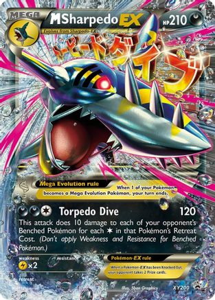 M Sharpedo EX (XY200) [XY: Black Star Promos]-1