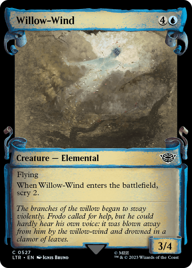 Willow-Wind (Showcase Scrolls) (LTR-527) - The Lord of the Rings: Tales of Middle-earth: (Showcase)