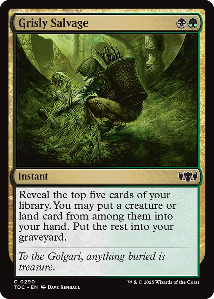 Grisly Salvage [Tarkir: Dragonstorm Commander]-1