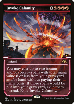 Invoke Calamity (Showcase Soft Glow) [Kamigawa: Neon Dynasty]-1