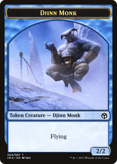 Djinn Monk Token [Iconic Masters Tokens]-1