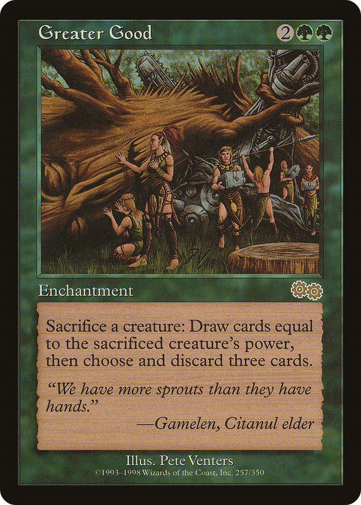 Greater Good [Urza's Saga]-1