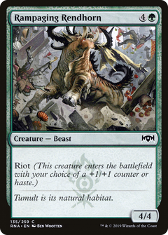 Rampaging Rendhorn [Ravnica Allegiance]-1