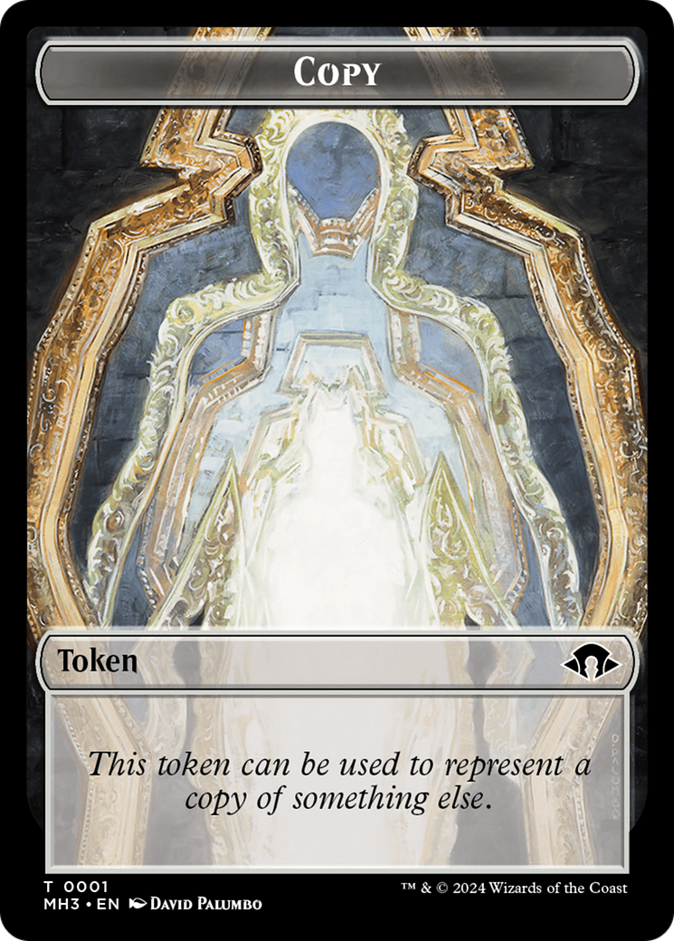 Eldrazi Angel // Copy Double-Sided Token [Modern Horizons 3 Commander Tokens]-2