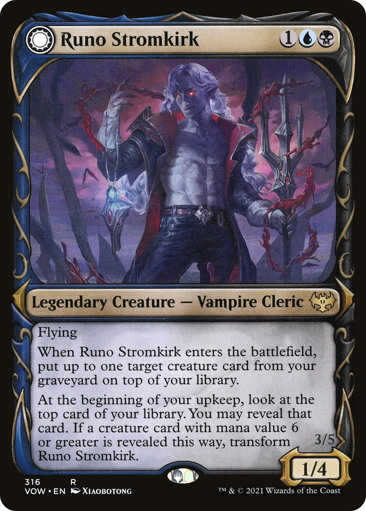 Runo Stromkirk // Krothuss, Lord of the Deep (Showcase Fang Frame) [Innistrad: Crimson Vow]-3