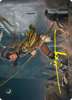 Legolas, Counter of Kills // Legolas, Counter of Kills (ALTR-017) - Tales of Middle-earth Art Series (Borderless) Foil-1