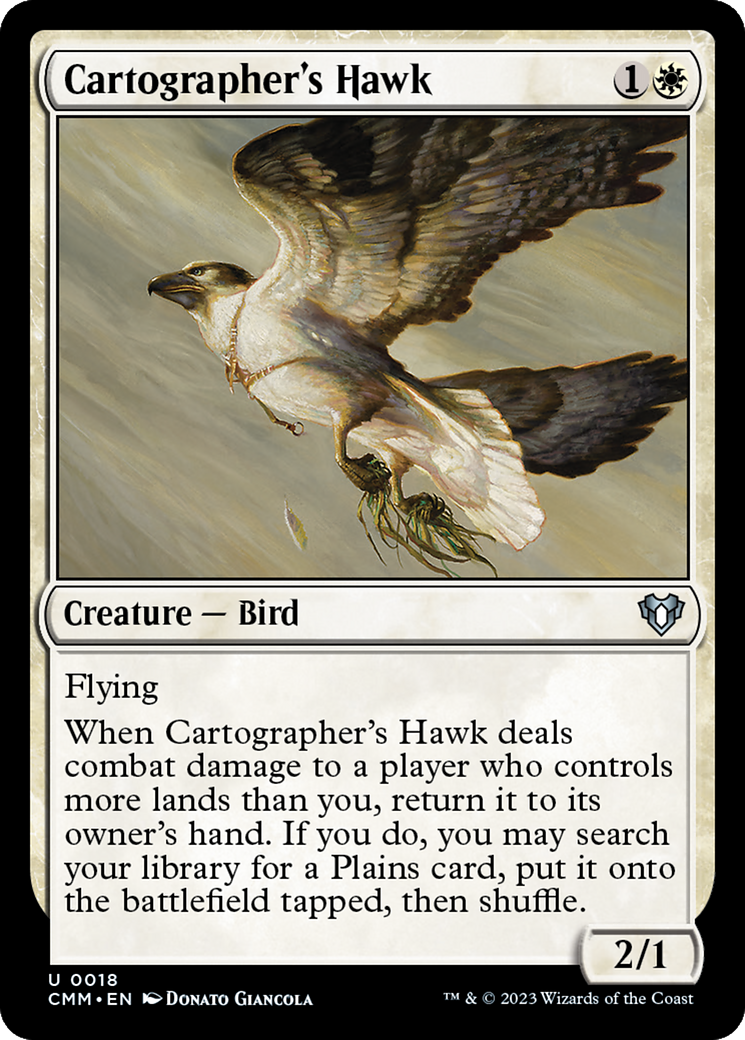 Cartographer's Hawk [Commander Masters]-1