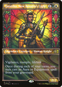 Danitha, New Benalia's Light (Showcase Halo Foil) [March of the Machine: The Aftermath]-1