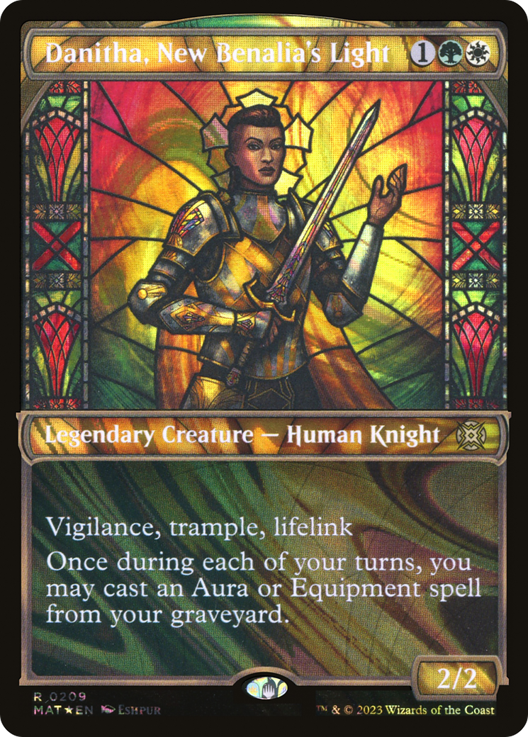 Danitha, New Benalia's Light (Showcase Halo Foil) [March of the Machine: The Aftermath]-1