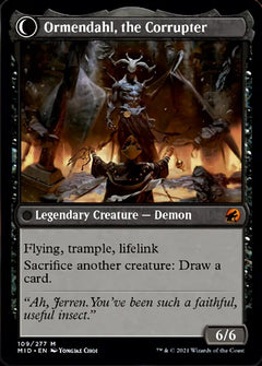 Jerren, Corrupted Bishop // Ormendahl, the Corrupted [Innistrad: Midnight Hunt]-2