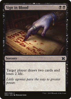 Sign in Blood [Modern Masters 2015]-1
