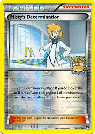 Misty's Determination (104/122) (Regional Championship Promo) [XY: BREAKpoint]-1