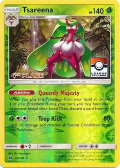 Tsareena (20/149) (League 4th Place) [Sun & Moon: Base Set]-1