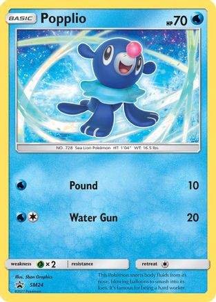 Popplio (SM24) [Sun & Moon: Black Star Promos]-1