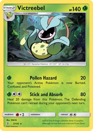 Victreebel (3/145) [Sun & Moon: Guardians Rising]-1