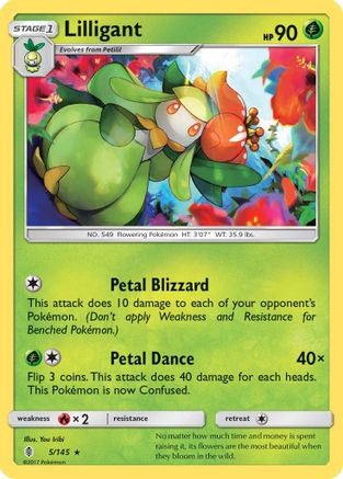 Lilligant (5/145) [Sun & Moon: Guardians Rising]-1