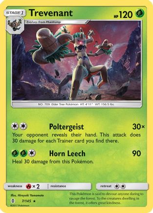 Trevenant (7/145) [Sun & Moon: Guardians Rising]-1