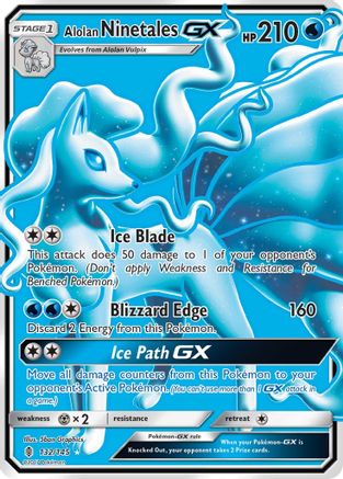 Alolan Ninetales GX (132/145) [Sun & Moon: Guardians Rising]-1