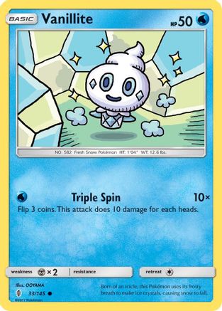 Vanillite (33/145) [Sun & Moon: Guardians Rising]-1