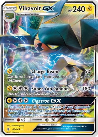 Vikavolt GX (45/145) [Sun & Moon: Guardians Rising]-1