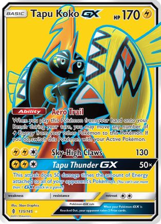 Tapu Koko GX (135/145) [Sun & Moon: Guardians Rising]-1