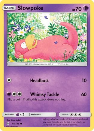 Slowpoke (48/145) [Sun & Moon: Guardians Rising]-1