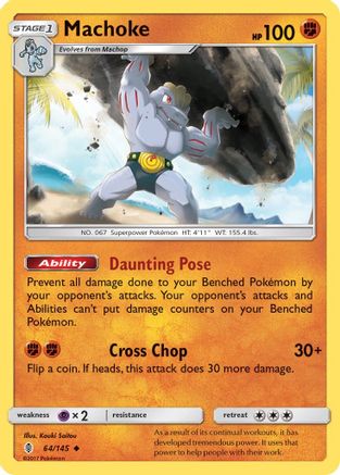 Machoke (64/145) [Sun & Moon: Guardians Rising]-1